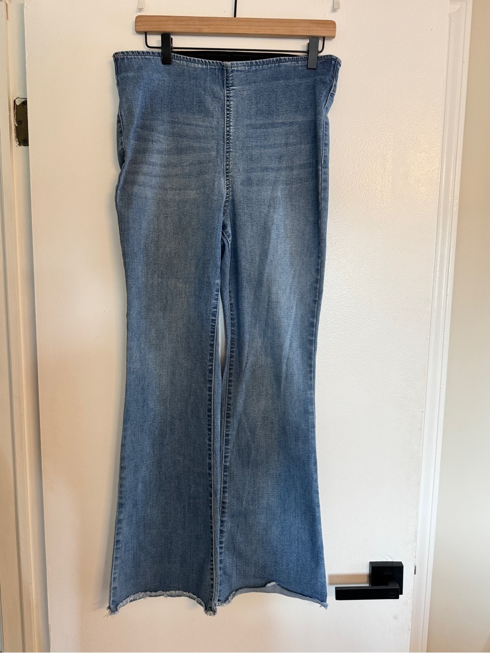 Knox Rose Light Blue Flare Jeans